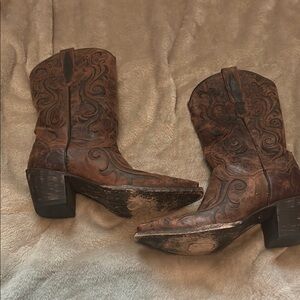 Brown Western Cowboy Boots